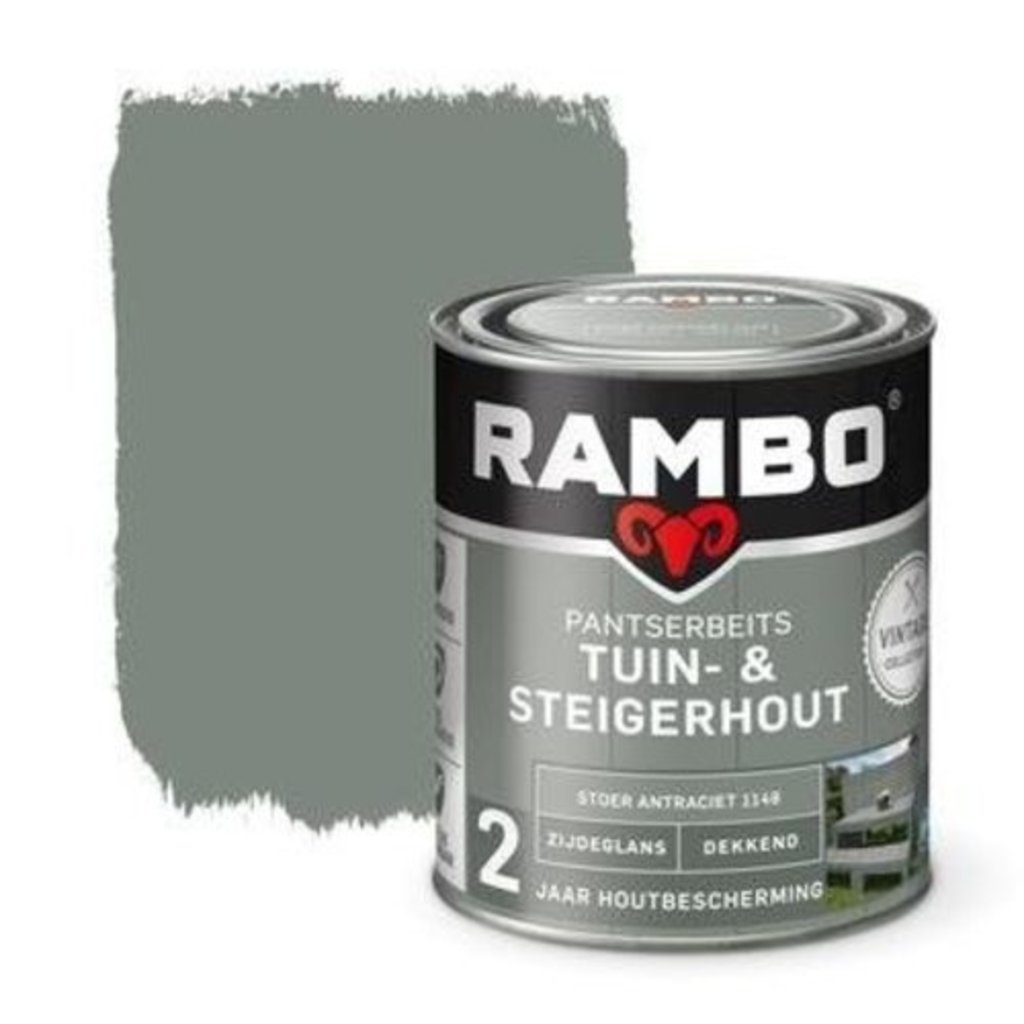 Rambo Pantserbeits  Rambo Pantserbeits Tuin- & Steigerhout Stoer Antraciet