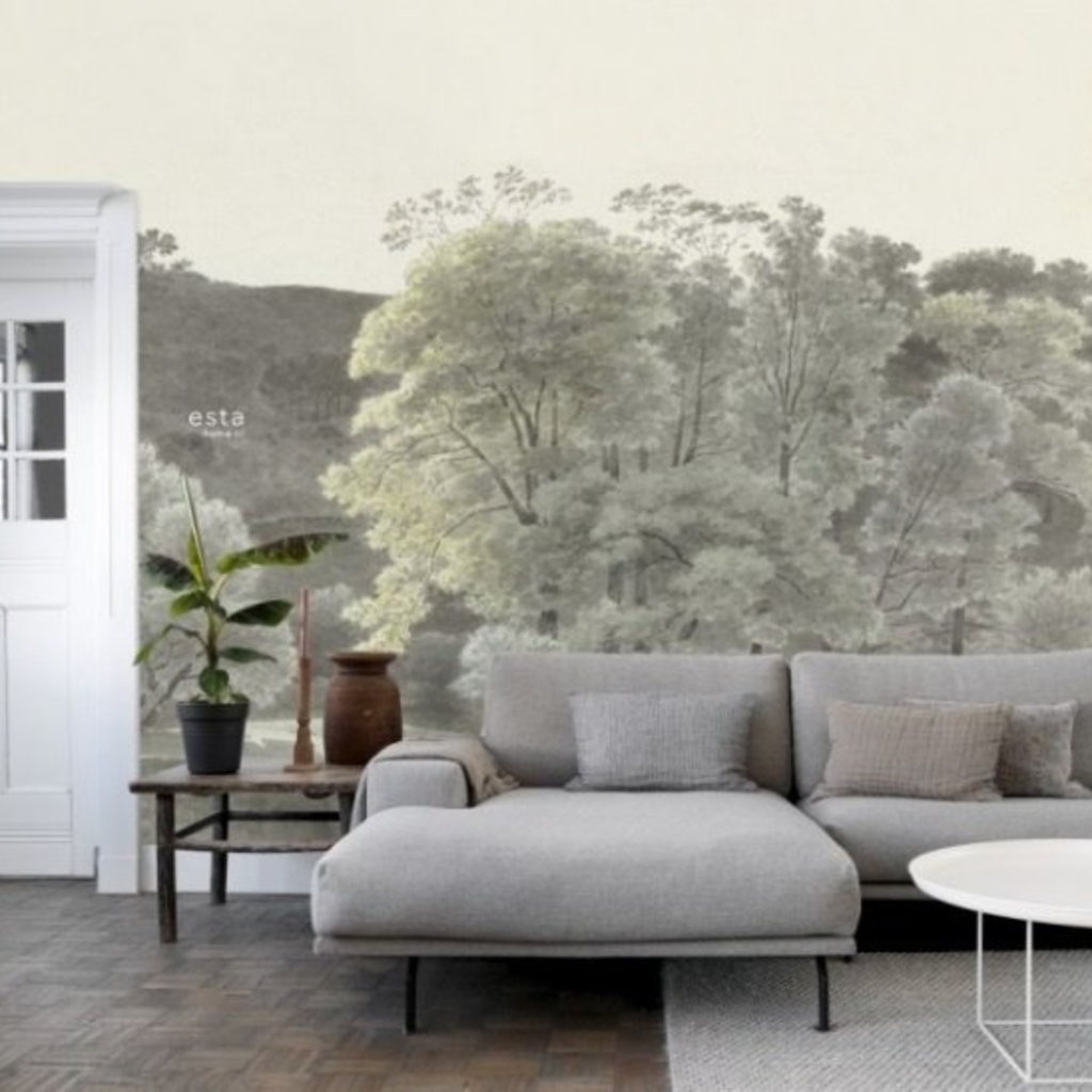 Esta Home Esta Home Blush PhotowallXL Landscape Drawing 158892