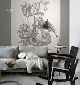 Esta Home Esta Home Blush PhotowallXL Bouquet Engraving 158887