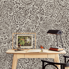 Eijffinger Eijffinger Sundari Wallpower 375214 Paisley charcoal