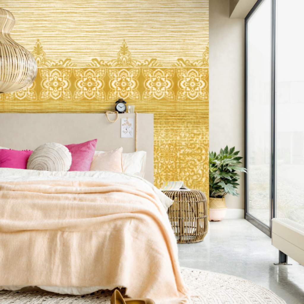 Eijffinger Eijffinger Sundari Wallpower 375215 Taj ochre