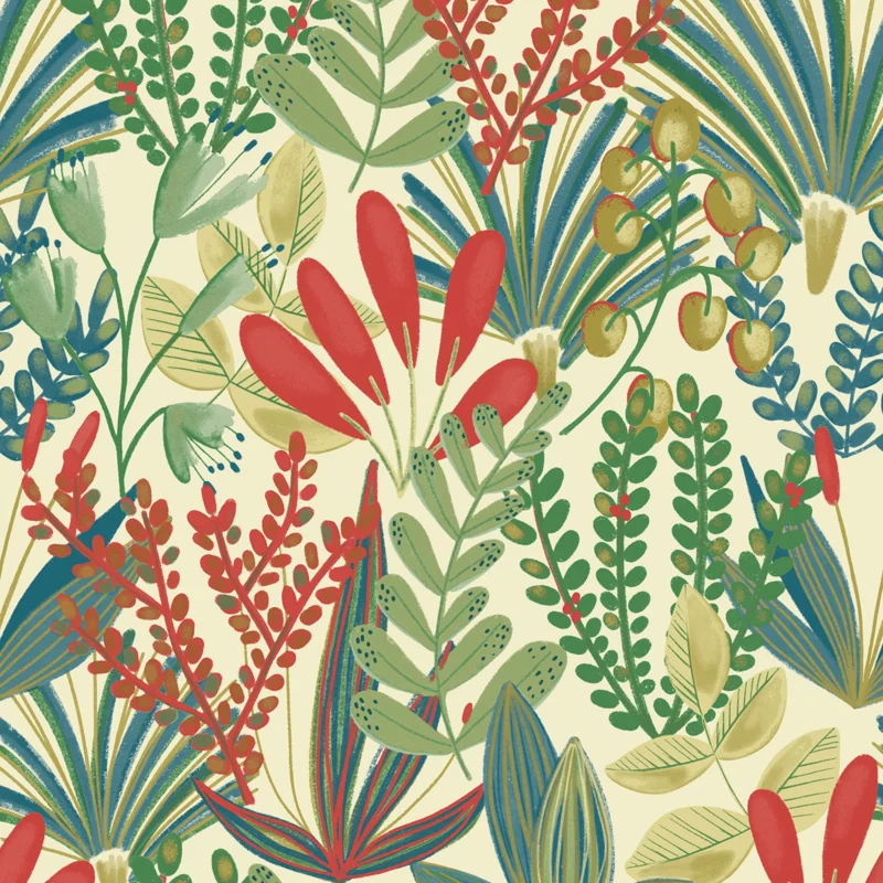 Dutch Wallcoverings Dutch Wallcoverings Jungle Fever behang Early Blossom JF3701