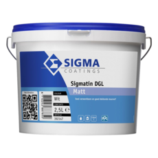 Sigma Coatings Sigma Sigmatin DGL Matt is een watergedragen muurverf voor binnen.