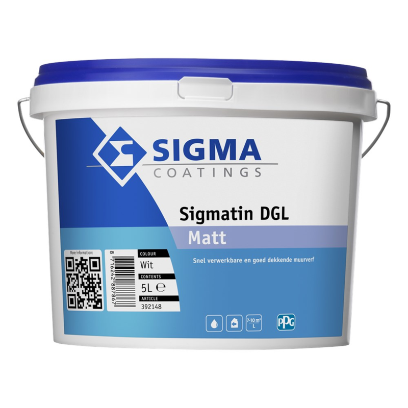 Sigma Coatings Sigmatin DGL Muurverf mat Mengkleur