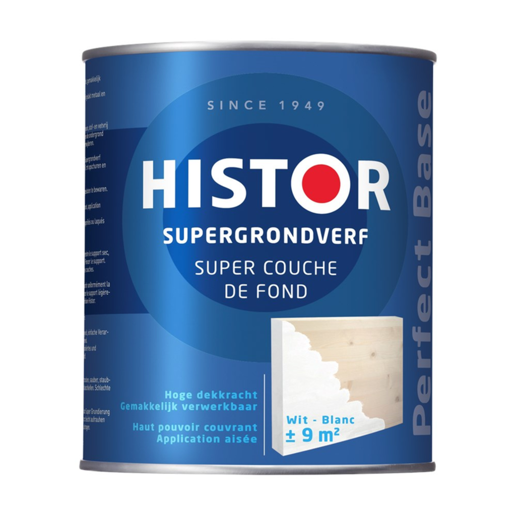 Histor  Histor Perfect Base Supergrondverf Alkyd Standaardkleuren