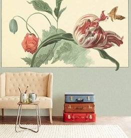 Eijffinger Eijffinger Masterpiece Wallpower 358119 Tulip and Poppy sage