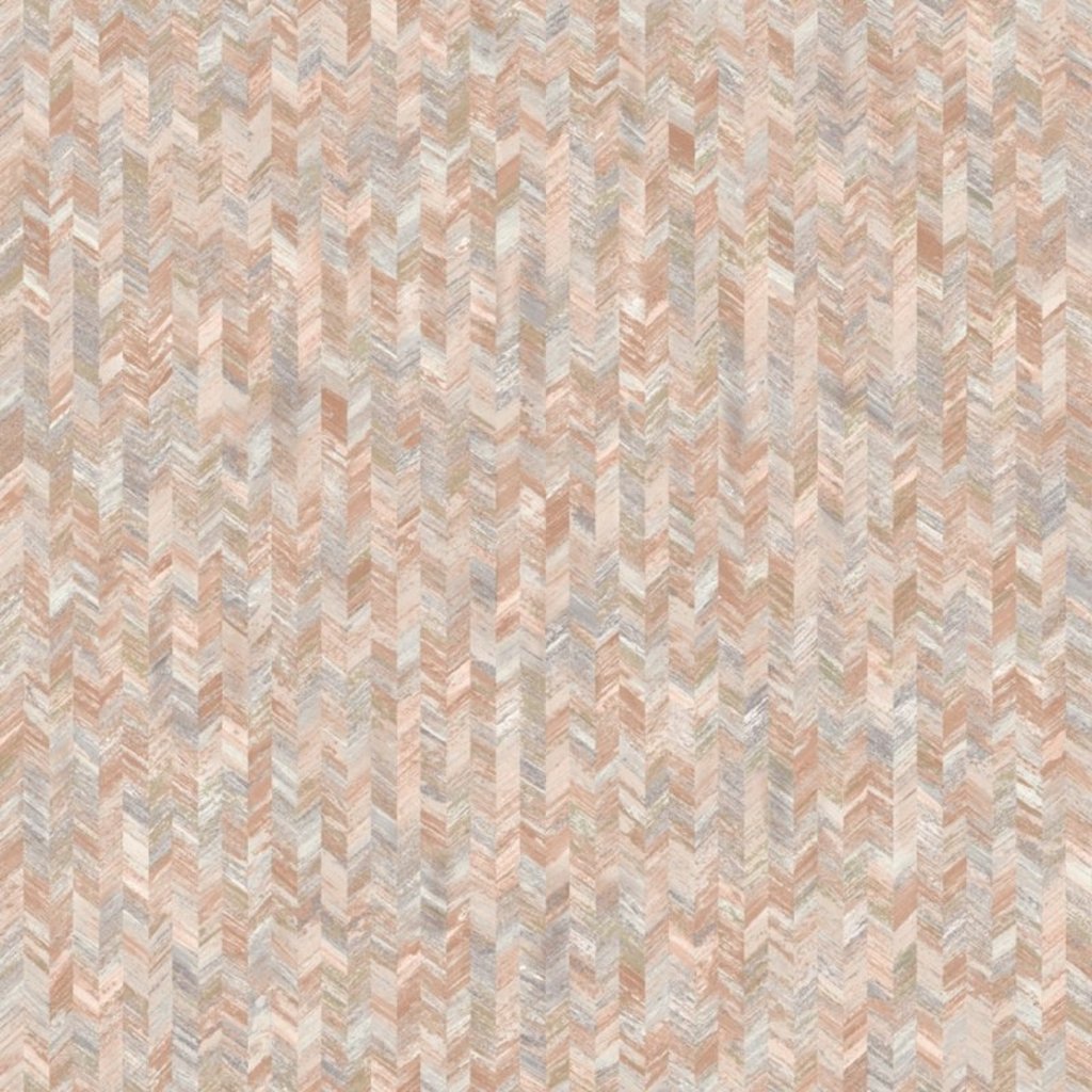 Dutch Wallcoverings Dutch First Class Amazonia behang Saram Texture Orange 91290