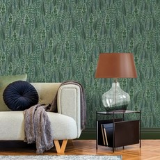 Dutch Wallcoverings Dutch First Class Amazonia behang Amherts Green 91300