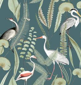 Dutch Wallcoverings Dutch Eden behang Flamingo M37414