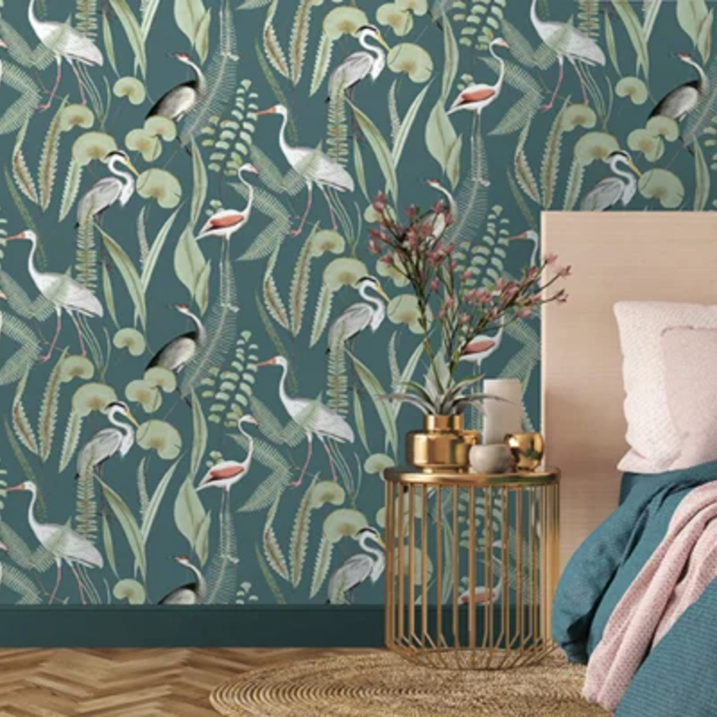 Dutch Wallcoverings Dutch Eden behang Flamingo M37414