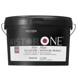 Histor One Muurverf Mat Wit 5L