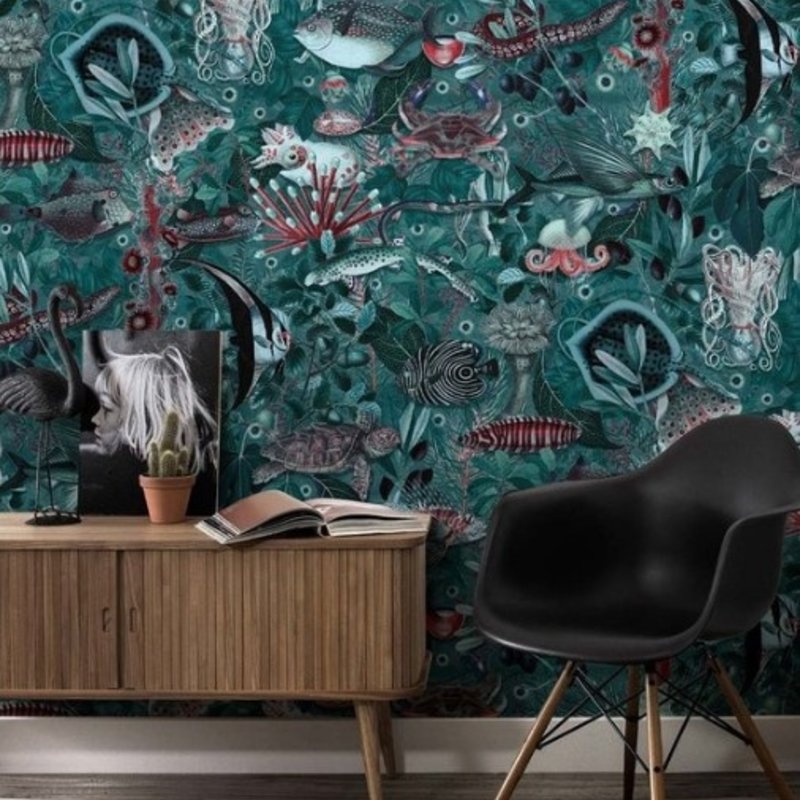 Kek Amsterdam KEK Amsterdam Book I Wall Mural Under Water Jungle WP-686