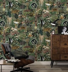 Kek Amsterdam KEK Amsterdam Book I Wall Mural Under Water Jungle WP-685