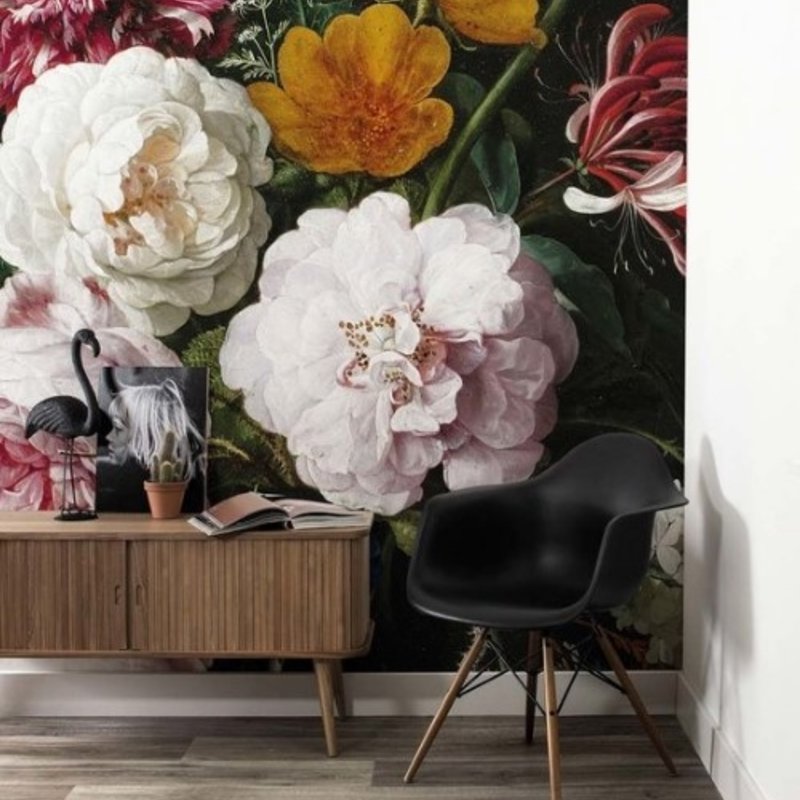 Kek Amsterdam KEK Amsterdam Book I Wall Mural Golden Age Flowers WP-222