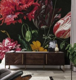 Kek Amsterdam KEK Amsterdam Book I Wall Mural Golden Age Flowers WP-211