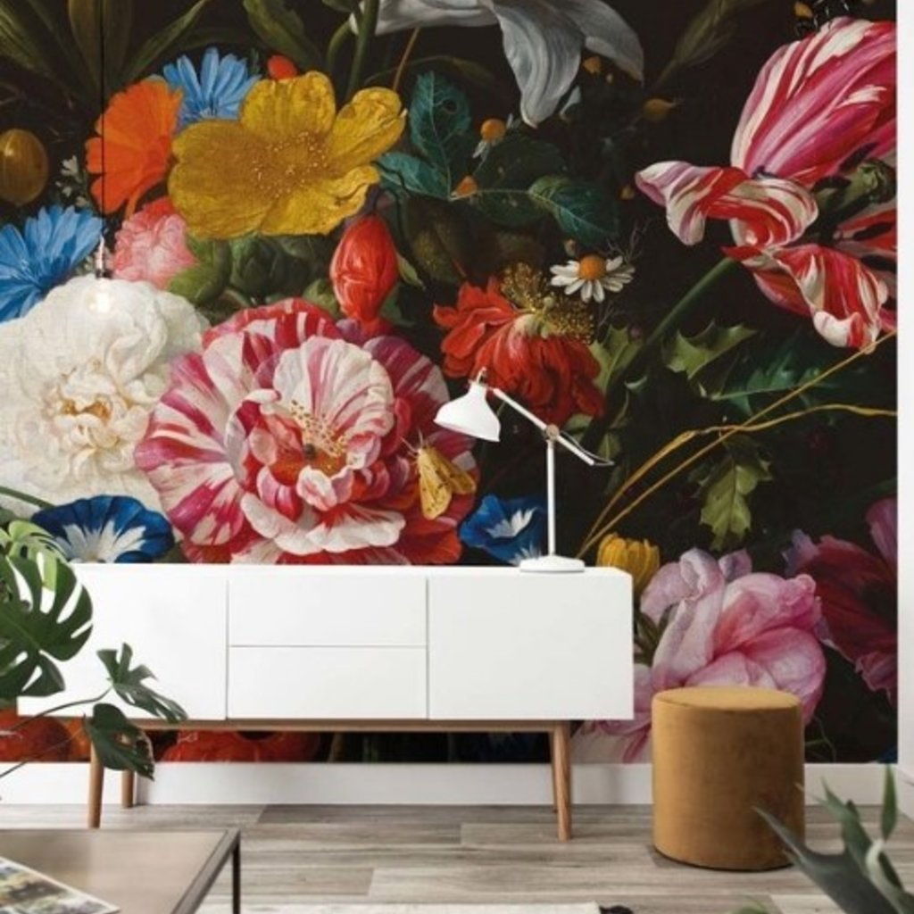 Kek Amsterdam KEK Amsterdam Book I Wall Mural Golden Age Flowers WP-231