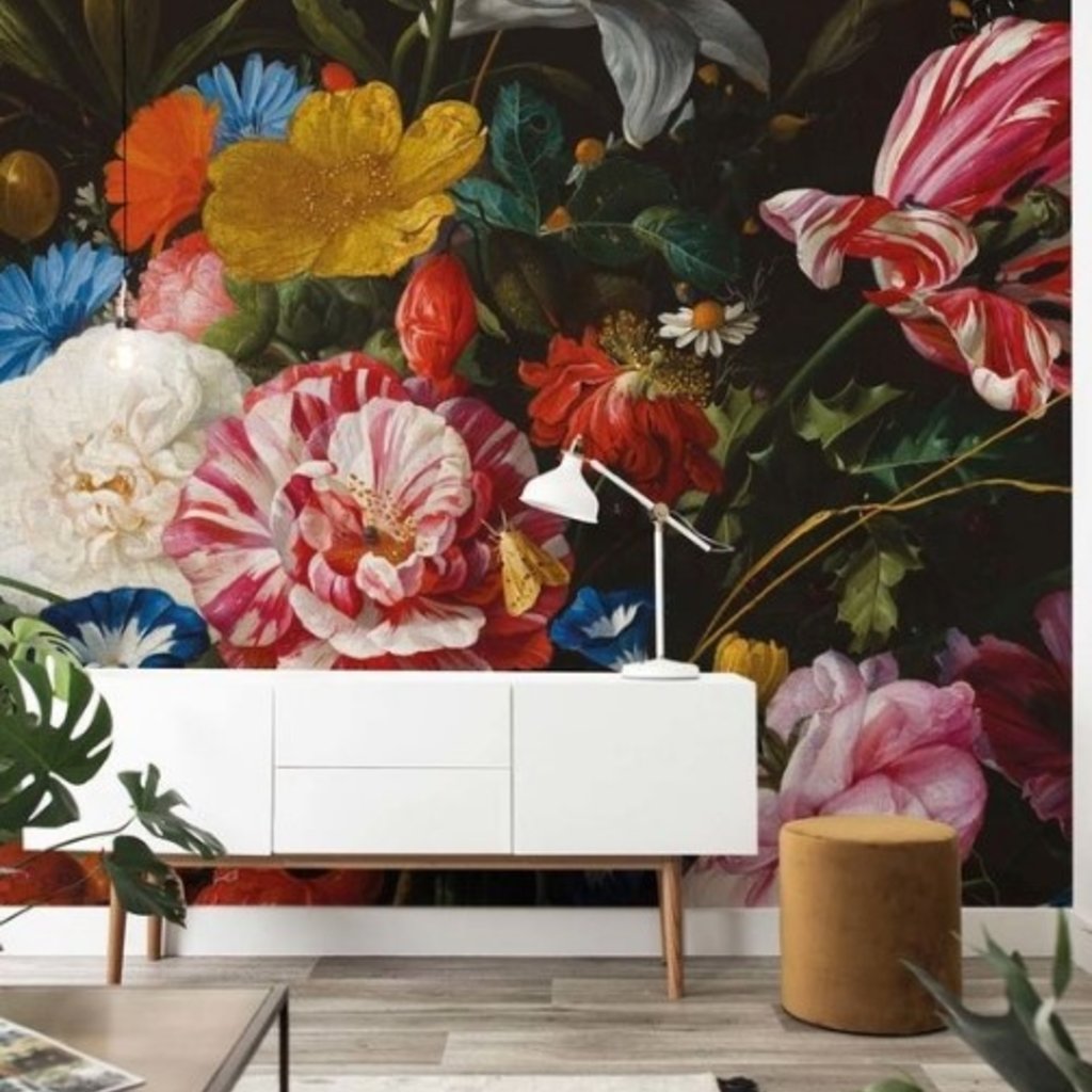 Kek Amsterdam KEK Amsterdam Book I Wall Mural Golden Age Flowers WP-232