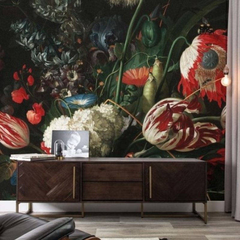 Kek Amsterdam KEK Amsterdam Book I Wall Mural Golden Age Flowers WP-200