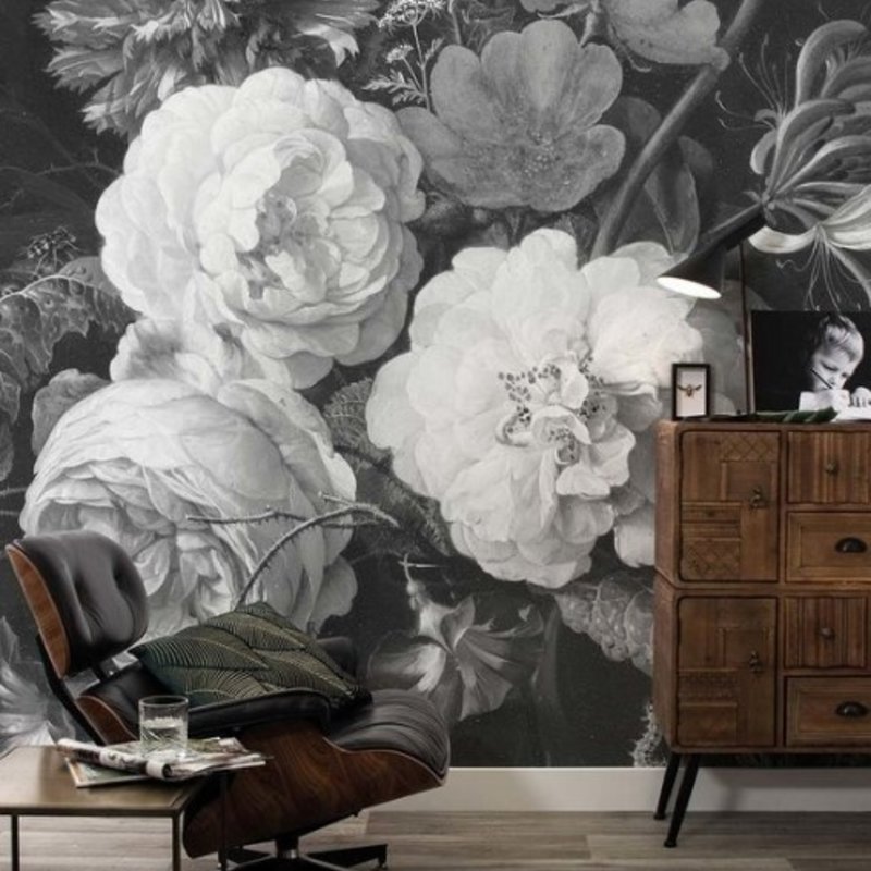 Kek Amsterdam KEK Amsterdam Book I Wall Mural Golden Age Flowers WP-587