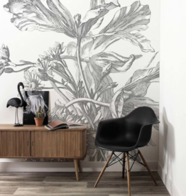 Kek Amsterdam KEK Amsterdam Book I Wall Mural Engraved Flowers WP-669