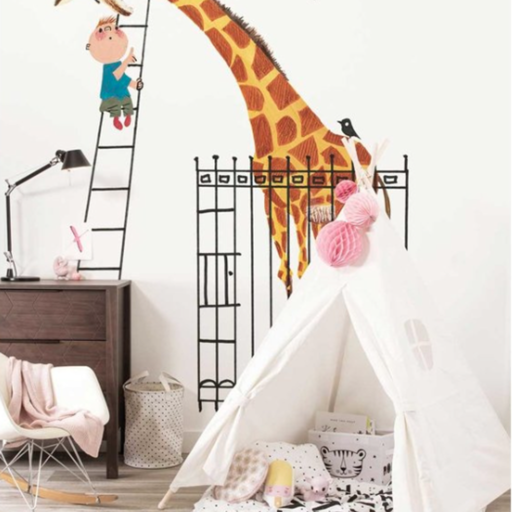 Kek Amsterdam KEK Amsterdam Kids Wallpaper Mural Fiep Westendorp Giant Giraffe WS-040