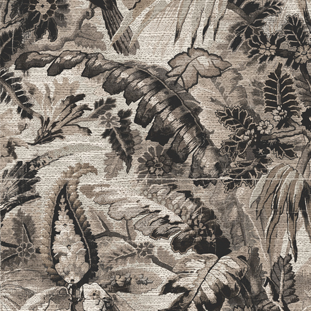 Arte Arte Antigua behang Tropicali Black Sepia 33003