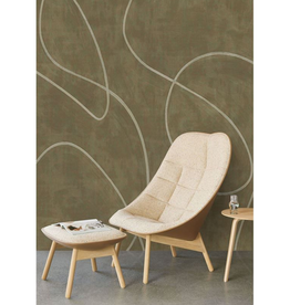 Eijffinger Eijffinger Artifact Wallpower Painted Lines Olive 312486