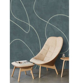 Eijffinger Eijffinger Artifact Wallpower Painted Lines Olive 312487