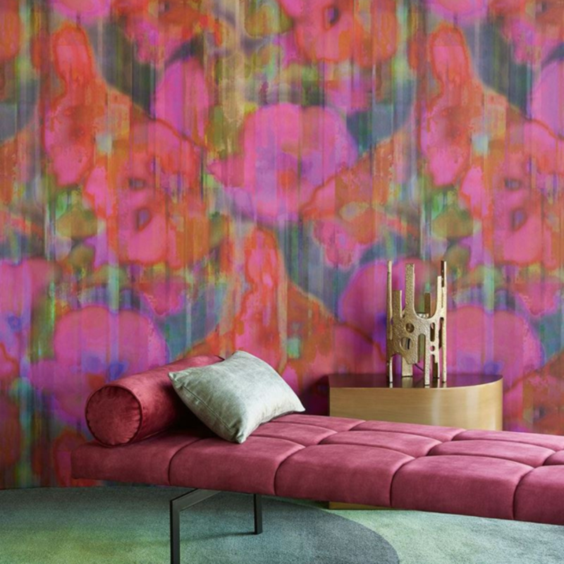 Eijffinger Eijffinger Canvas Wallpower Lotus Flower XXL Rumba Red 313572