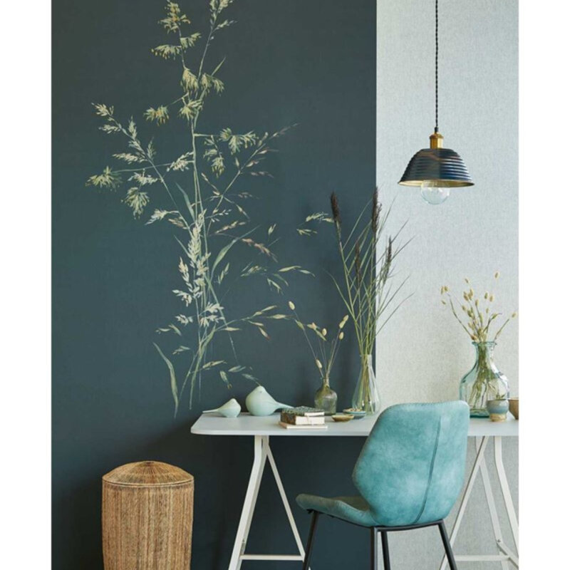 Eijffinger Eijffinger Waterfront Wallpower Aqua Twigs Denim 300906