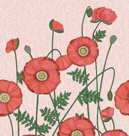 Eijffinger Eijffinger Rice 2 Wallpower 383609 Poppies Red