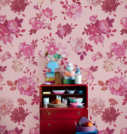 Eijffinger Eijffinger Rice 2 Wallpower 383614 Vintage Flowers Pink