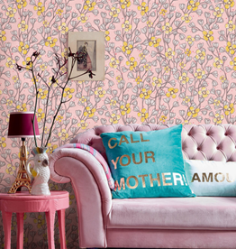 Eijffinger Eijffinger Rice 2 Wallpower 383616 Poetic Wall Flower Pink