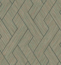 Dutch Wallcoverings Dutch First Class Arber behang Ember Emerald/Gold DL26726