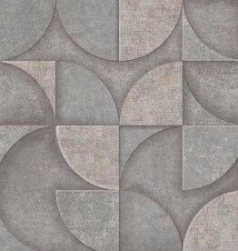 Dutch Wallcoverings Dutch First Class Arber behang Addison Charcoal DL26749