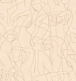 Hooked on Walls Hookedonwalls Silhouette behang Model Lines 34842