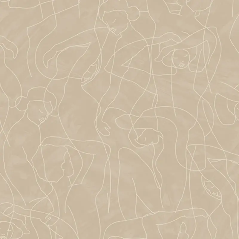 Hooked on Walls Hookedonwalls Silhouette behang Model Lines 34844