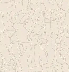 Hooked on Walls Hookedonwalls Silhouette behang Model Lines 34843