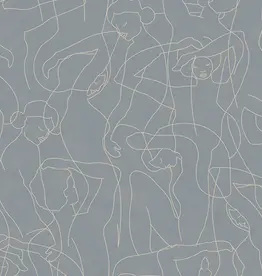 Hooked on Walls Hookedonwalls Silhouette behang Model Lines 34846