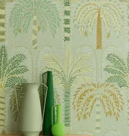 Eijffinger Eijffinger Solange Wallpower Palmtrees Celadon 340293