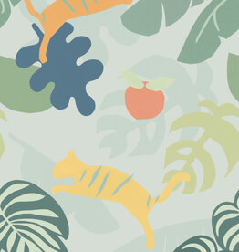 Eijffinger Eijffinger Mini Me Wallpower Tigers Green 399123