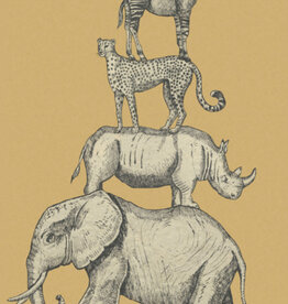 Eijffinger Eijffinger Mini Me Wallpower Safari Stack Ochre 399112