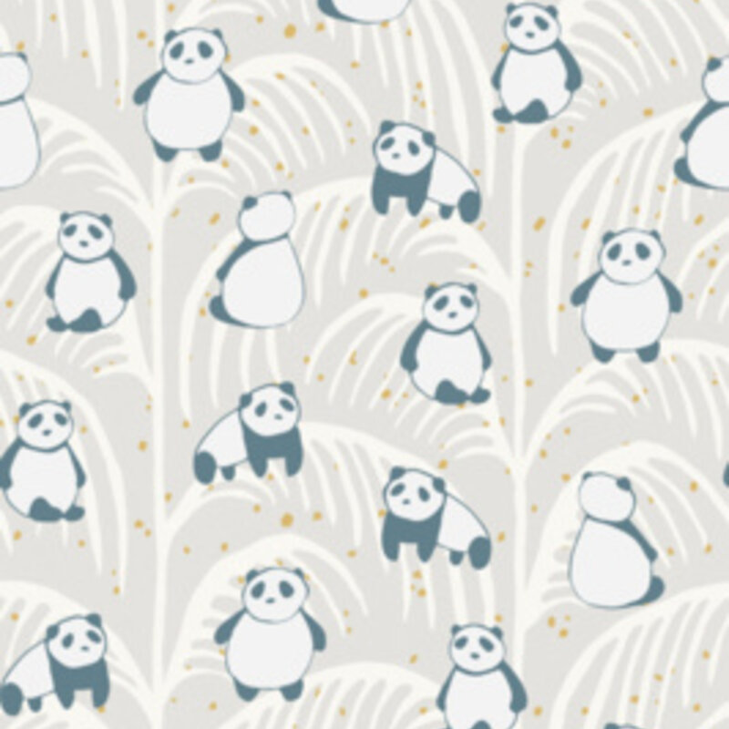 Eijffinger Eijffinger Mini Me Wallpower Panda Palm Sand 399121