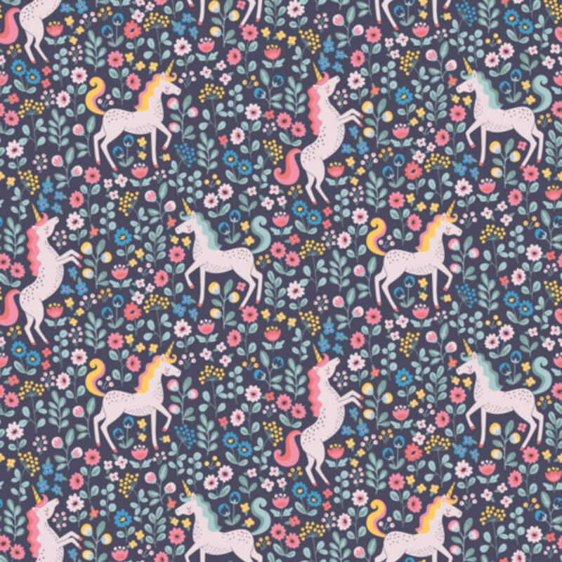 Eijffinger Eijffinger Mini Me Wallpower Unicorns Bright 399110