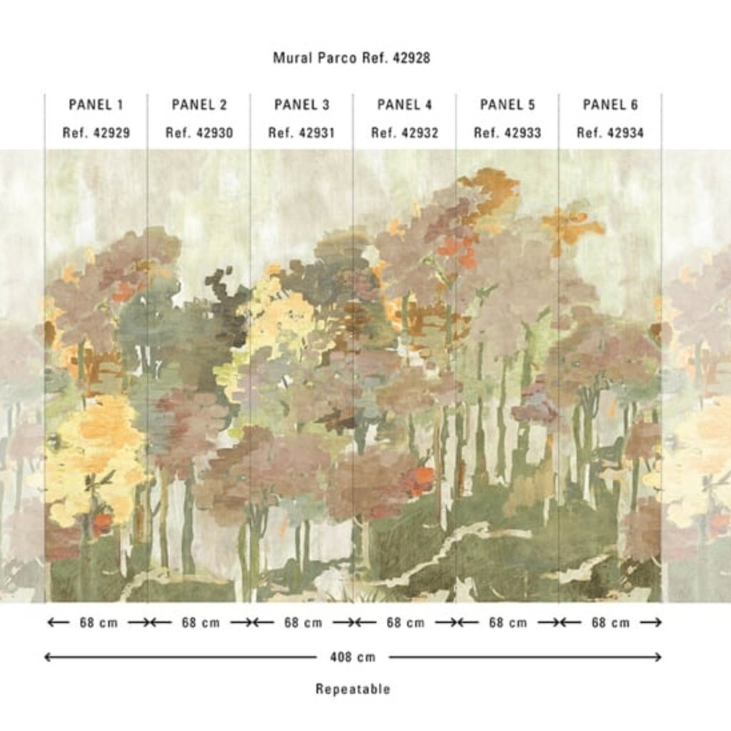 Hooked on Walls Hookedonwalls Milano Panorama Parco 42928