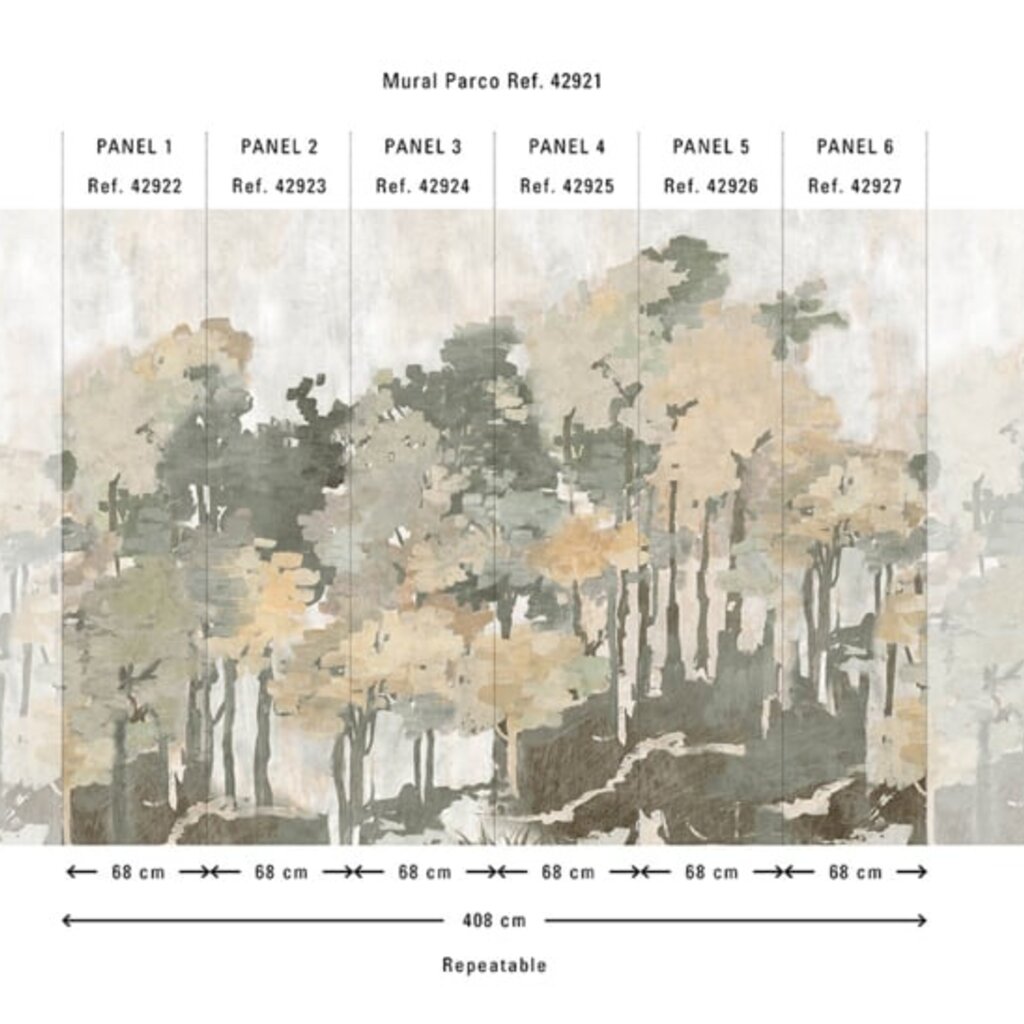 Hooked on Walls Hookedonwalls Milano Panorama Parco 42921