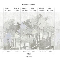 Hooked on Walls Hookedonwalls Milano Panorama Parco 42935