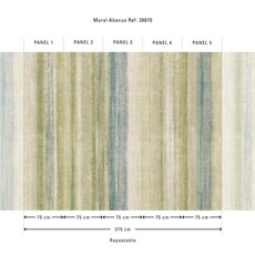 Hooked on Walls Hookedonwalls Woven Island Panorma Abacus 28870