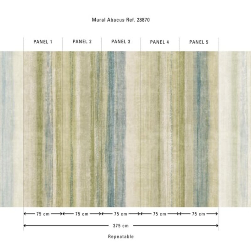 Hooked on Walls Hookedonwalls Woven Island Panorma Abacus 28870