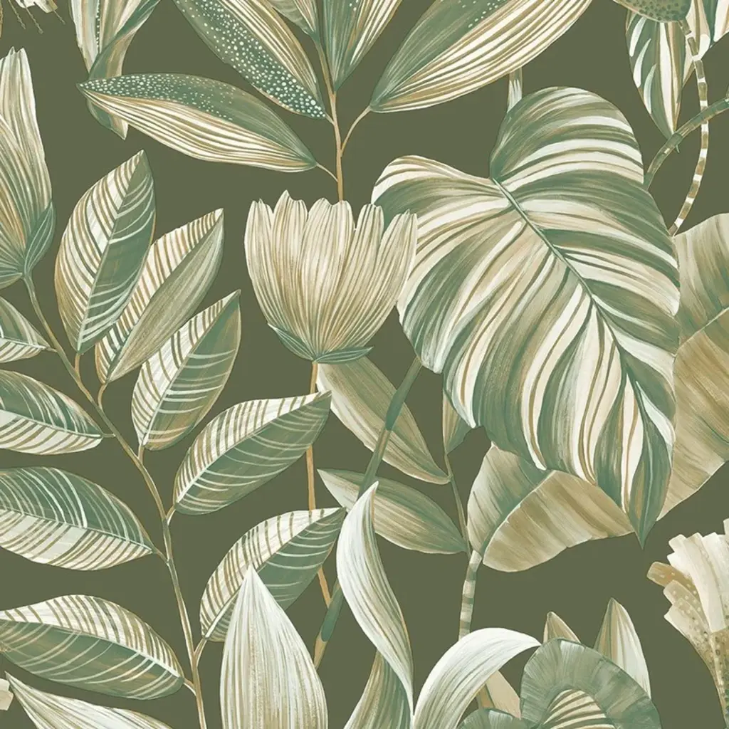 Hooked on Walls Hookedonwalls Ginkgo behang Ikebana 21912